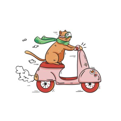 Scooter Cat Miniaturansicht